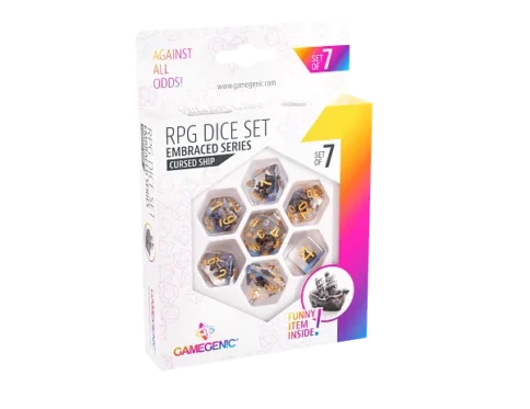 Gamegenic: Embraced Series – Cursed Ship – RPG Dice Set (7pcs)