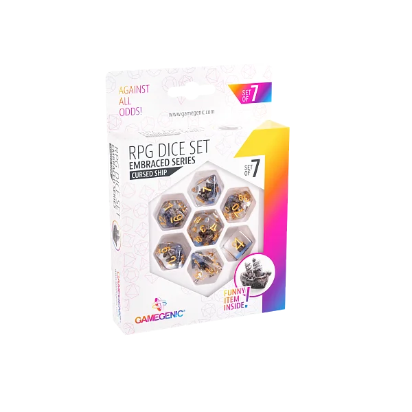 Gamegenic: Embraced Series – Cursed Ship – RPG Dice Set (7pcs)